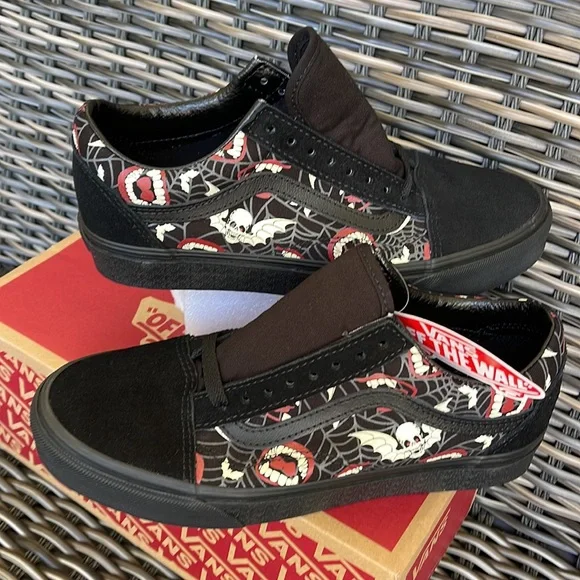 Vans Old Skool Glow Frights Black/Black MENS - Picture 11 of 16